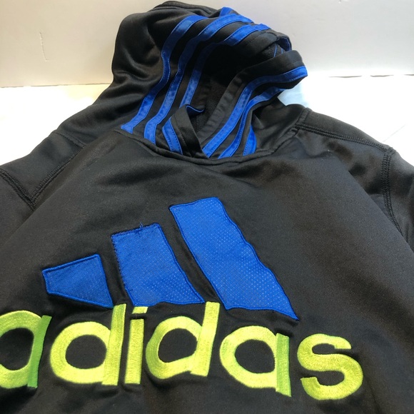 Adidas Boys Hoodie with front pocket Large - Picture 6 of 14